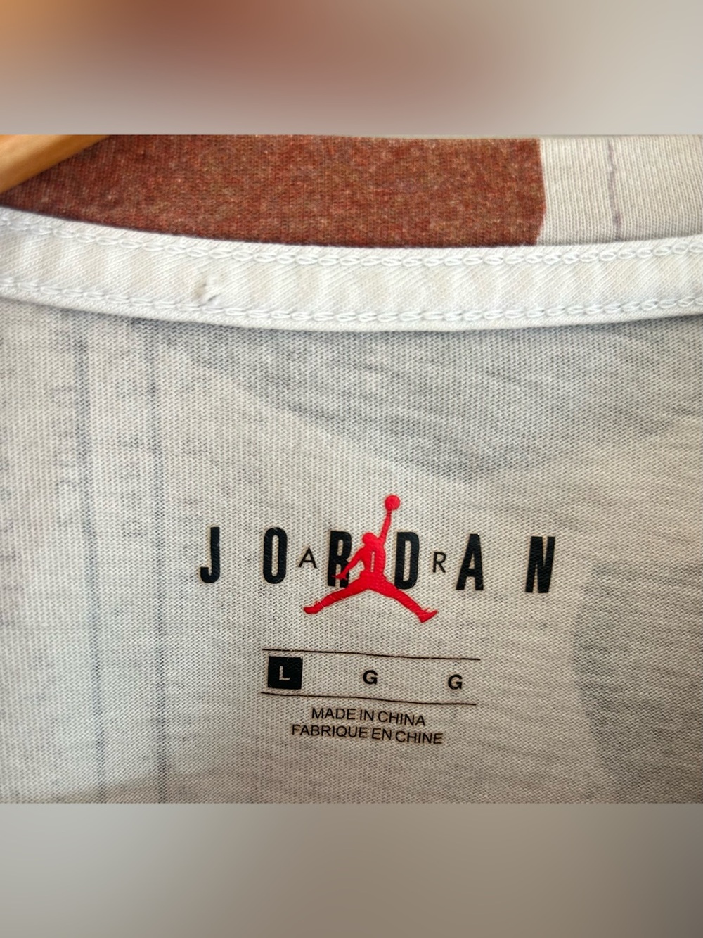 Nike Air Jordan Men’s T-shirt Size L 360 Slam Dunk All Over Print Retro Cotton - Picture 5 of 8